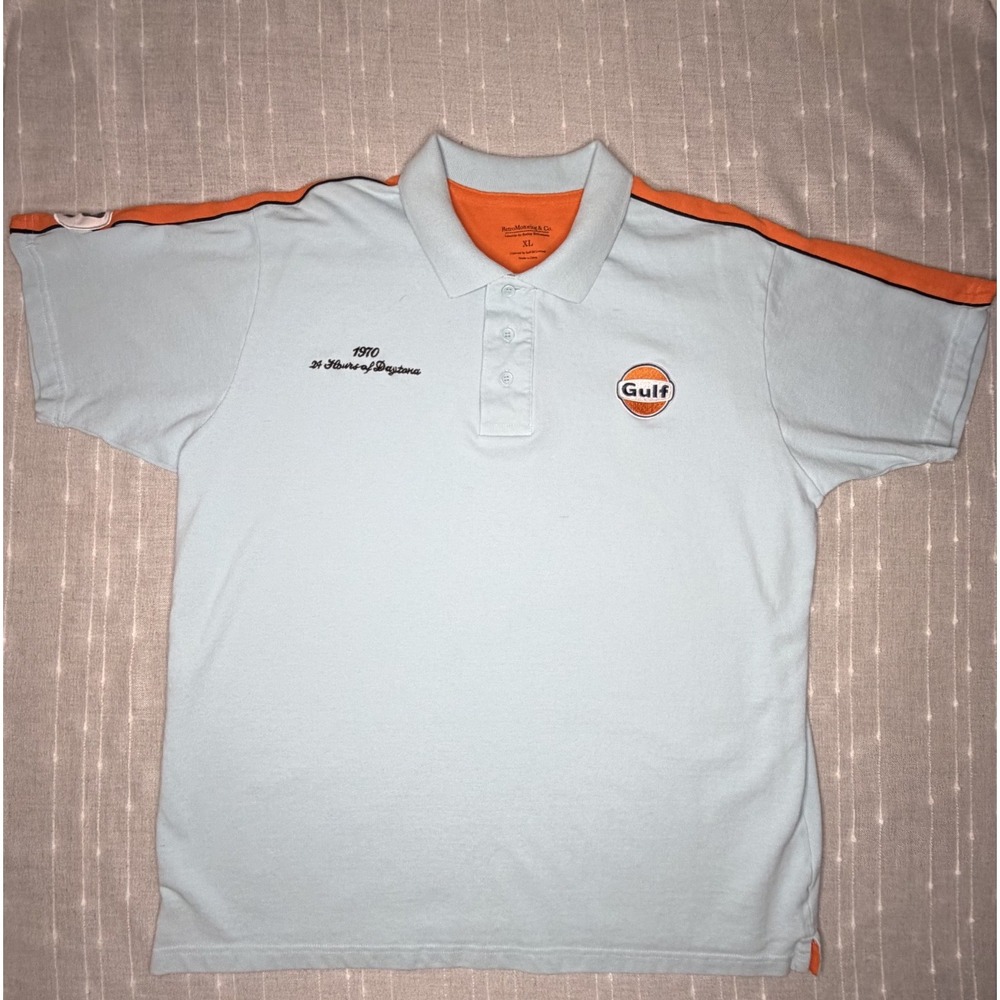 RetroMotoring & Co. Sparco Gulf Style Polo Shirt XL